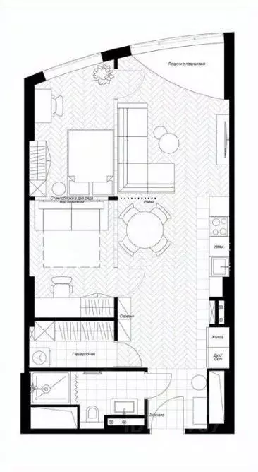 2-к кв. Московская область, Химки ул. Кудрявцева, 16 (62.1 м) - Фото 1