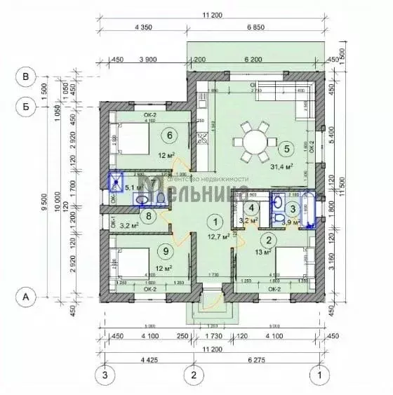 Дом в Волгоградская область, Краснослободск Среднеахтубинский район, ... - Фото 2