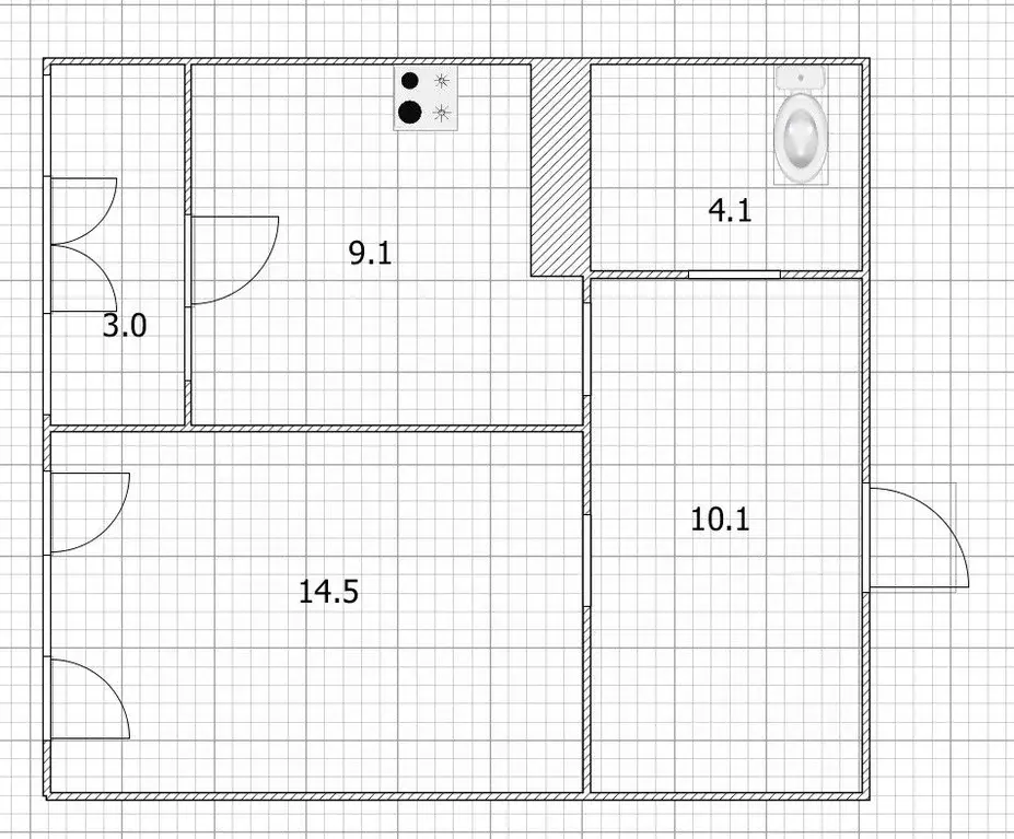 1-к кв. Башкортостан, Уфа ул. Гази Загитова, 11/2 (40.5 м) - Фото 1