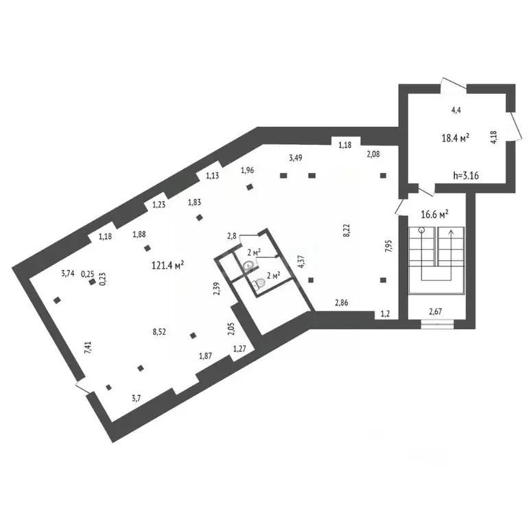 Офис в Красноярский край, Красноярск ул. Сосновый Бор, 40 (189 м) - Фото 2