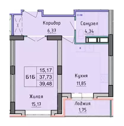 1-к кв. Ярославская область, Ярославль ул. Дядьковская, 48 (39.48 м) - Фото 1