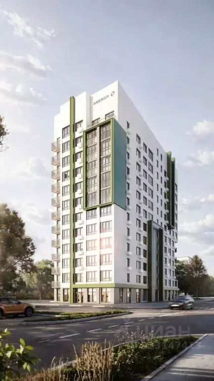 1-к кв. Тюменская область, Тюмень Ставропольская ул., 1к4 (38.17 м) - Фото 2