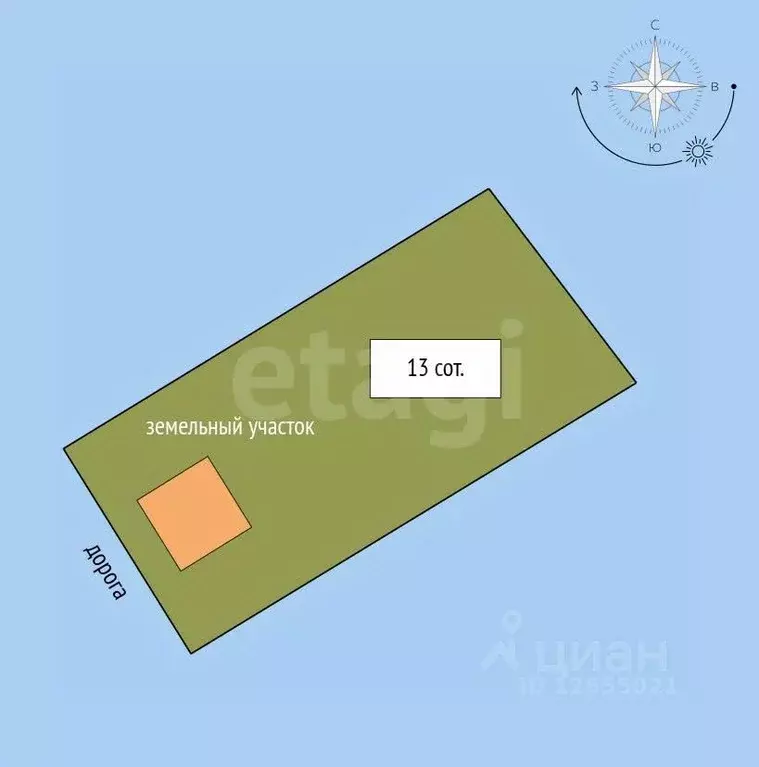 Дом в Костромская область, Красное-на-Волге пгт ул. Вяземского, 1 (81 ... - Фото 1