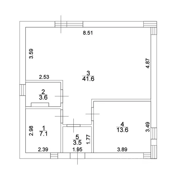 Дом в Ростовская область, Волгодонск ул. Средиземная, 4Б (110 м) - Фото 1