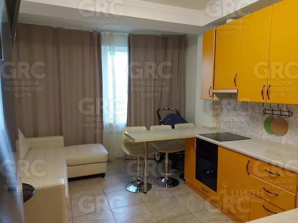 1-к кв. Краснодарский край, Сочи Гагарина мкр, пер. Рабочий (36.0 м) - Фото 2