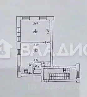 2-к кв. Калужская область, Калуга ул. Воронина, 9 (52.3 м) - Фото 2