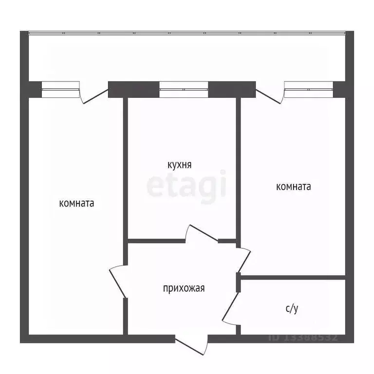 2-к кв. Красноярский край, Красноярск ул. Лесников, 23 (49.8 м) - Фото 2