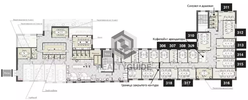 Офис в Москва Холодильный пер., 3к1 (275 м) - Фото 1