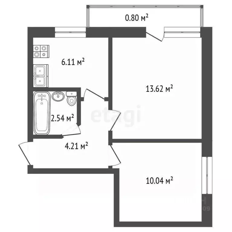 2-к кв. Мордовия, Лямбирский район, Большеелховское с/пос, с. Большая ... - Фото 2