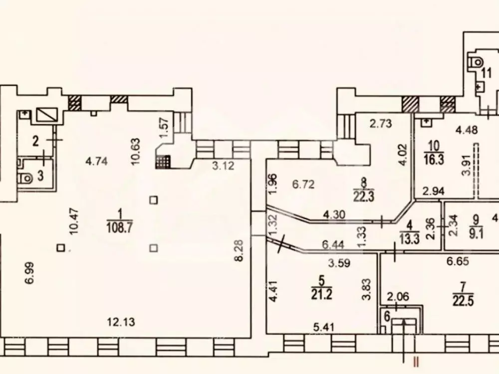 Торговая площадь в Москва пер. Колокольников, 24С3 (225 м) - Фото 2