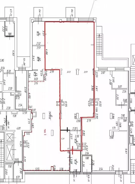 Помещение свободного назначения в Ленинградская область, Кудрово г. ... - Фото 1
