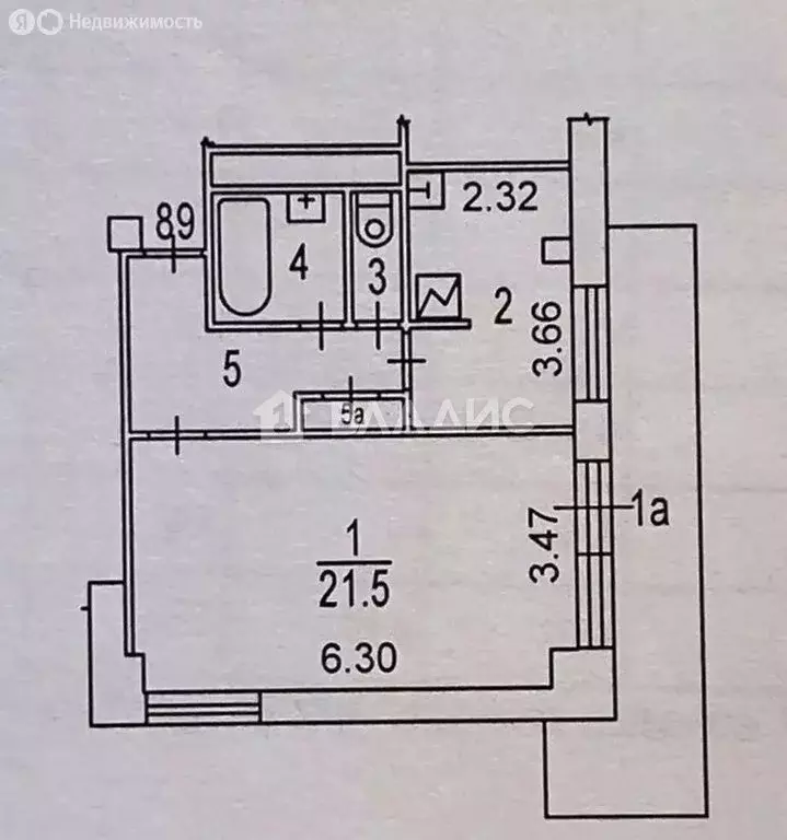 1-комнатная квартира: Москва, Ленинградское шоссе, 29 (41.7 м) - Фото 0