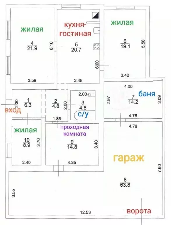 Дом в Ростовская область, Таганрог ул. Хоменко, 53 (199 м) - Фото 2