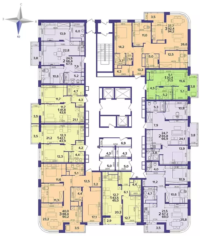 3-к кв. Рязанская область, Рязань Быстрецкая ул., 10к1 (92.6 м) - Фото 1