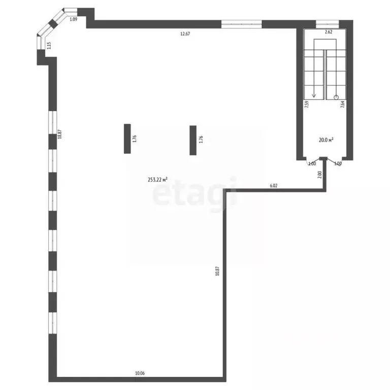 Помещение свободного назначения в Башкортостан, Стерлитамак ... - Фото 2