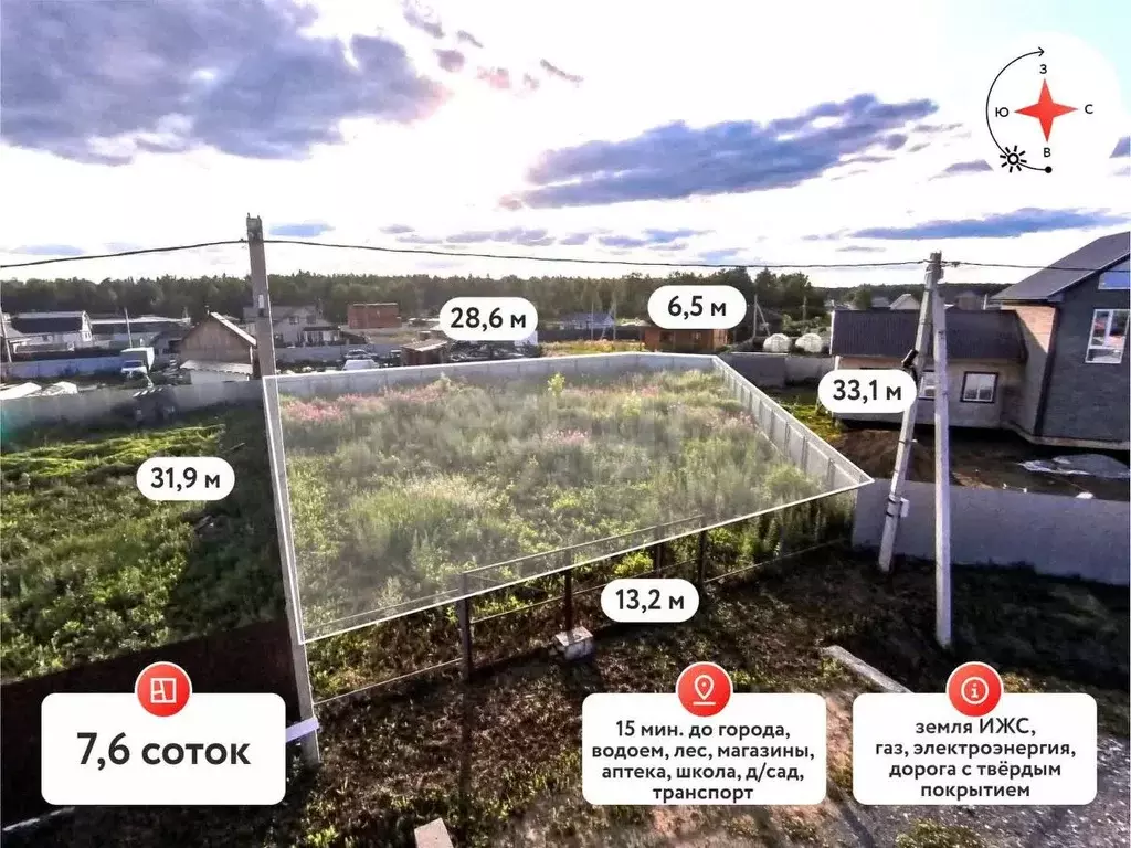Участок в Тюменская область, Тюменский муниципальный округ, с. Успенка ... - Фото 1