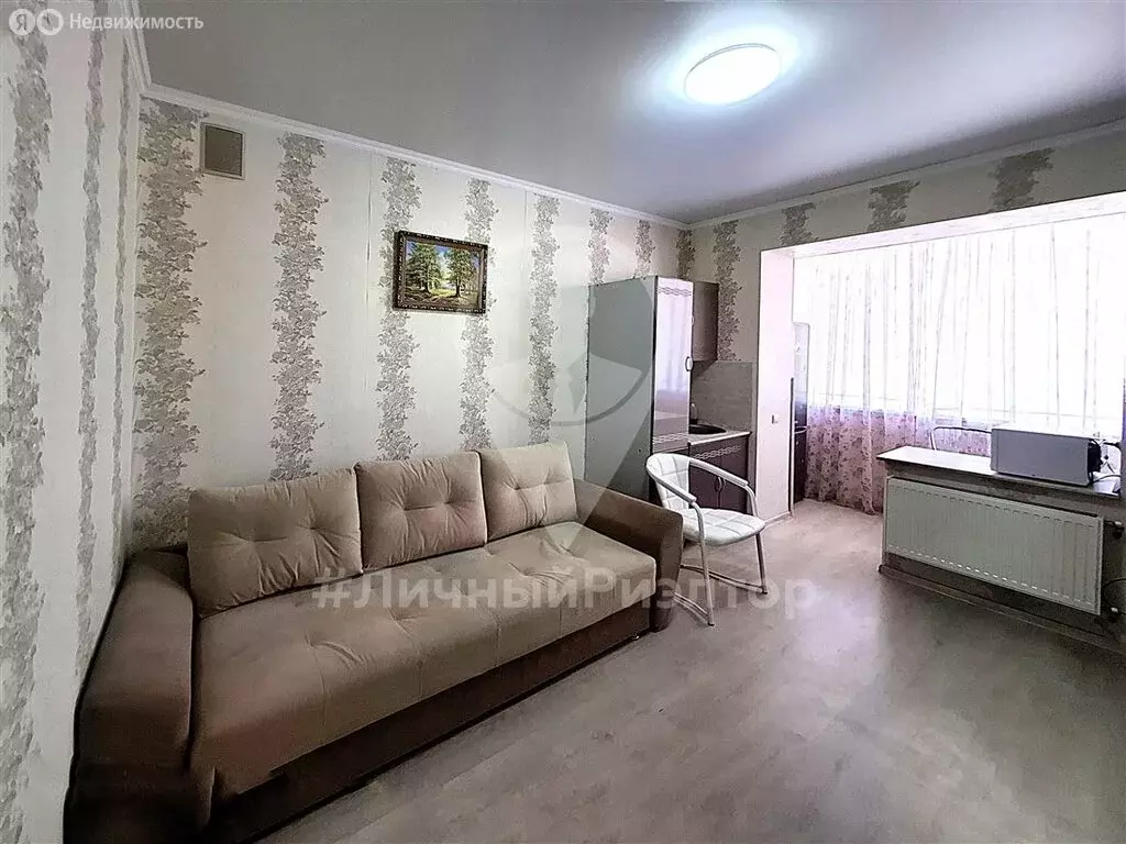 Квартира-студия: посёлок Российский, улица имени Академика Сахарова, ... - Фото 1