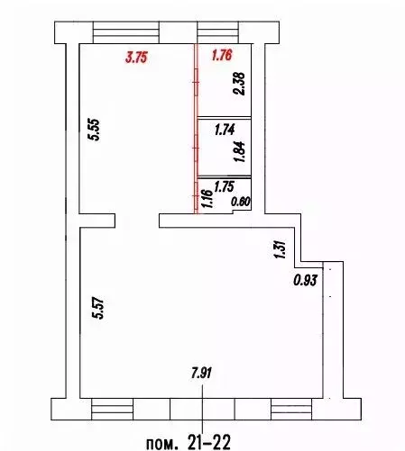 Помещение свободного назначения в Московская область, Электросталь ул. ... - Фото 2