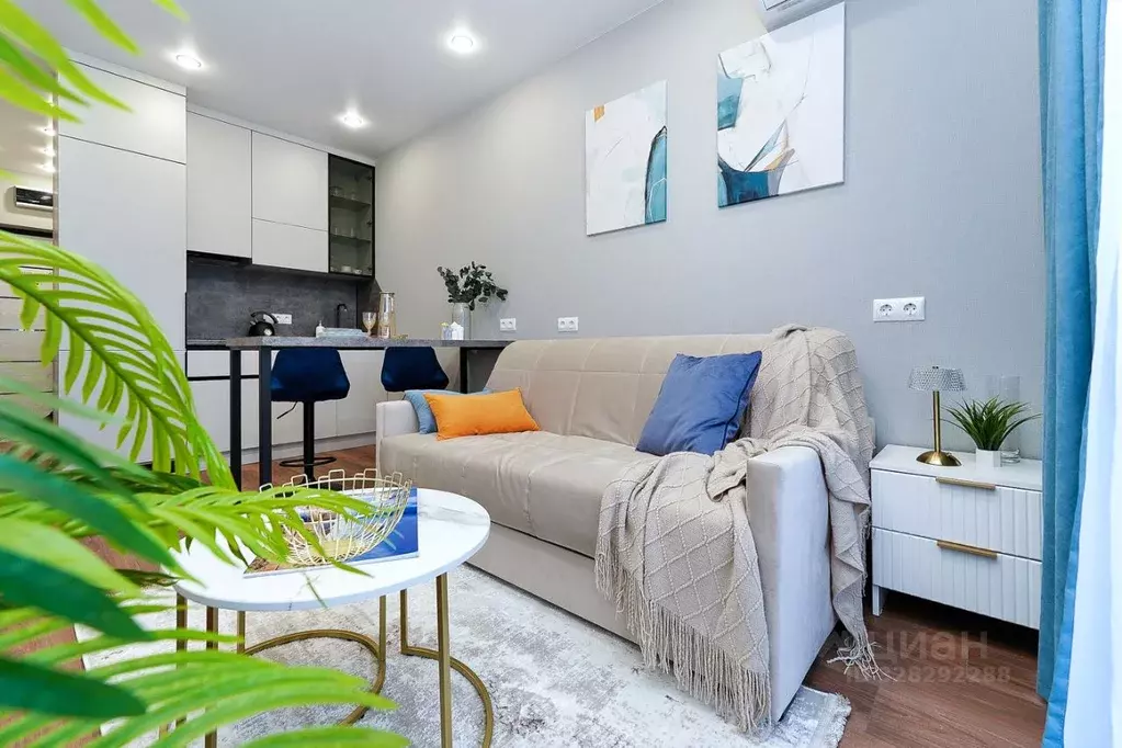 Студия Краснодарский край, Сочи Бытха мкр, ул. Ясногорская, 16/2к6 ... - Фото 1