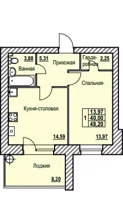 1-к кв. Ярославская область, Ярославль Северный жилрайон, 9-й мкр,  ... - Фото 1