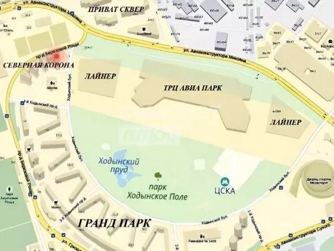 3-к кв. Москва Ходынский бул., 19 (120.0 м) - Фото 1