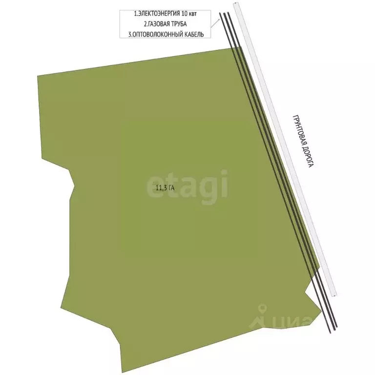 Участок в Адыгея, Майкопский район, Абадзехское с/пос, Севастопольская ... - Фото 1