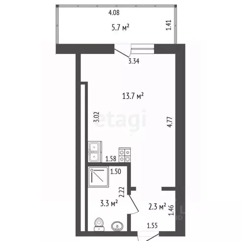 Студия Татарстан, Набережные Челны ул. Раскольникова, 5В (25.0 м) - Фото 2
