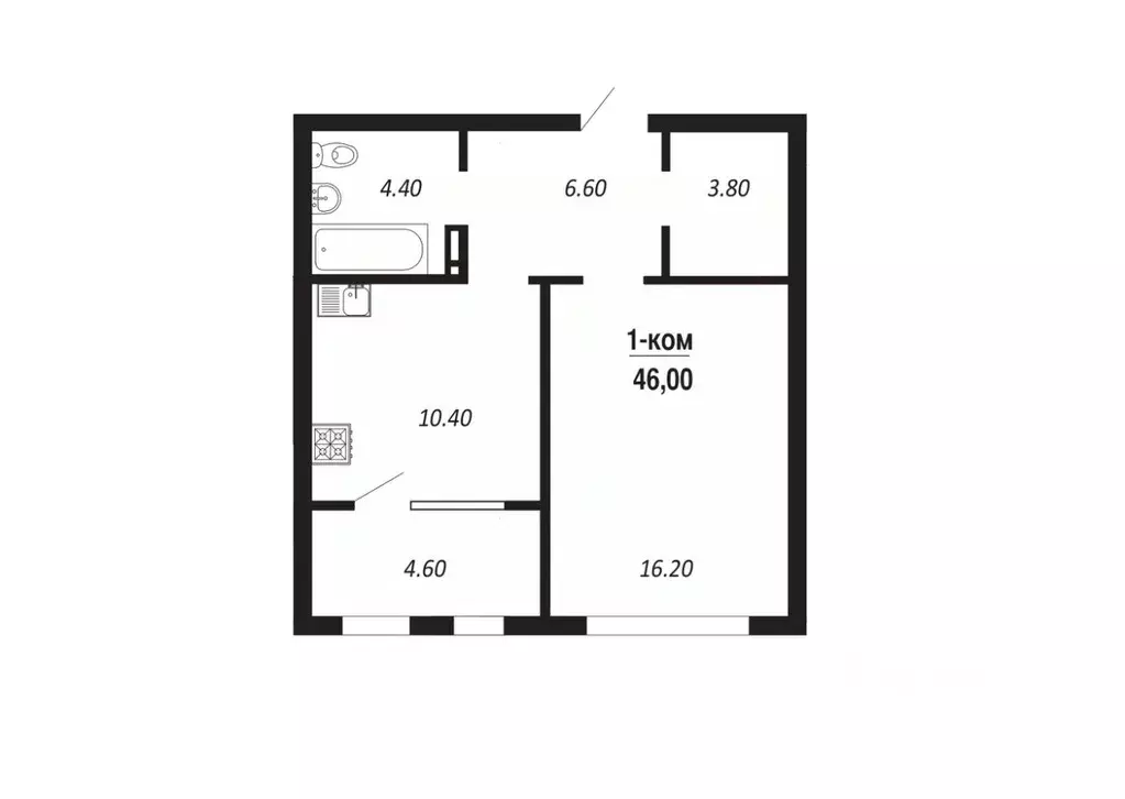 1-к кв. Омская область, Омск Заозерный мкр, Королев Парк-квартал, 3 ... - Фото 1