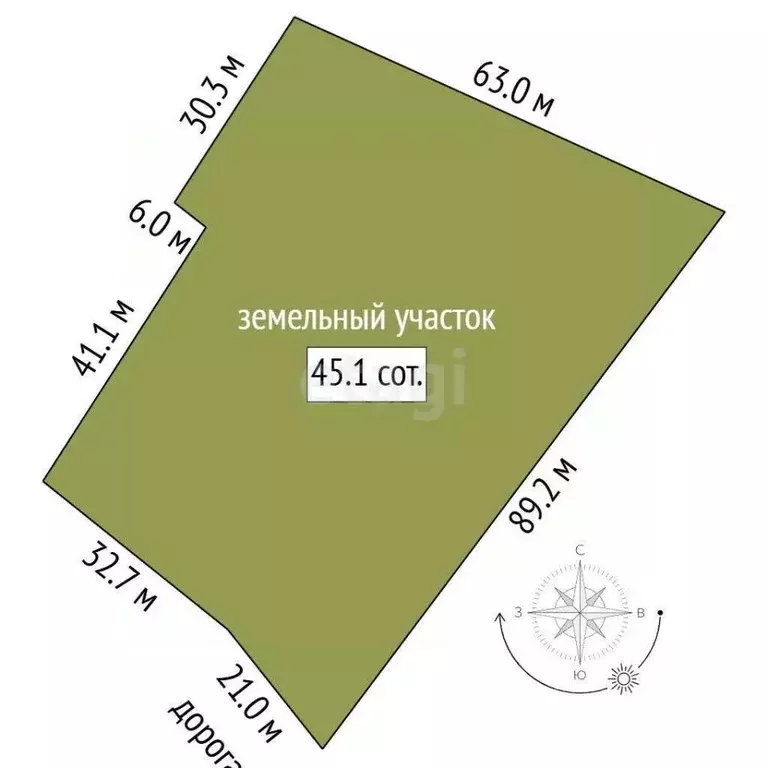 Участок в Мордовия, Кочкуровский район, с. Булгаково Новая ул., 20 ... - Фото 2