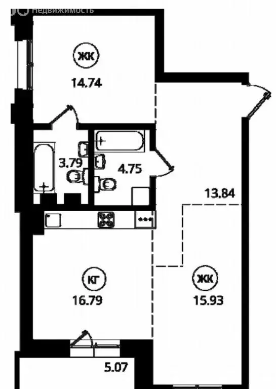 3-комнатная квартира: Иркутск, улица Юрия Левитанского, 16/1 (76 м) - Фото 1