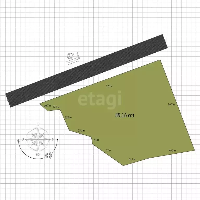 Участок в Адыгея, Майкопский район, Даховская ст-ца  (89.16 сот.) - Фото 2