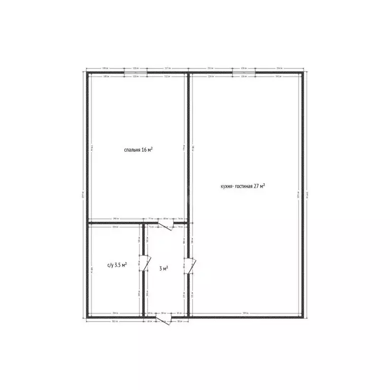 1-комнатная квартира: Махачкала, Магарамкентская улица, 17 (50 м) - Фото 1