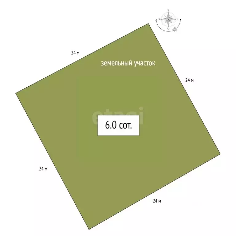 Участок в Новосибирская область, Искитимский район, Мичуринский ... - Фото 2