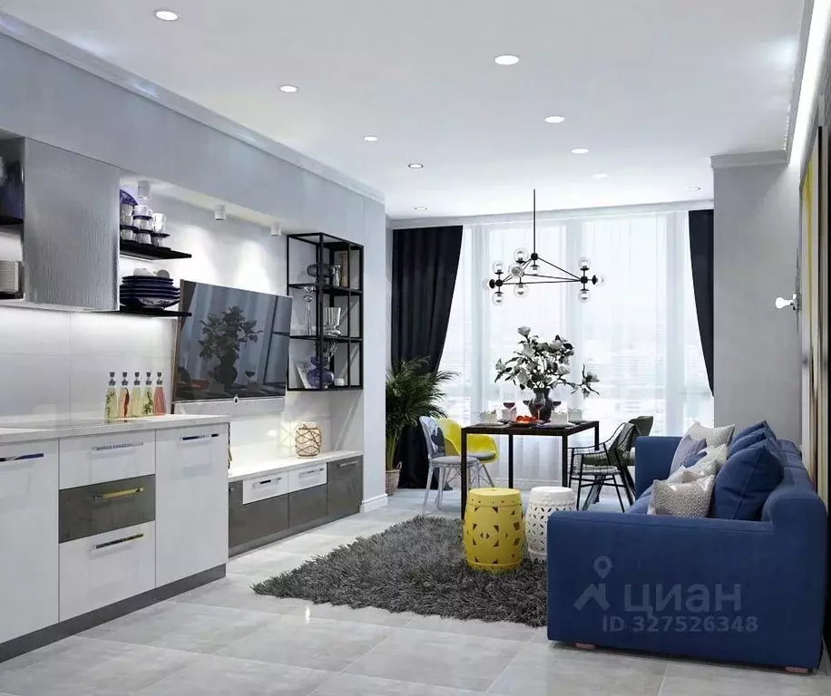 3-к кв. Москва Береговой проезд, 2 (80.5 м) - Фото 1