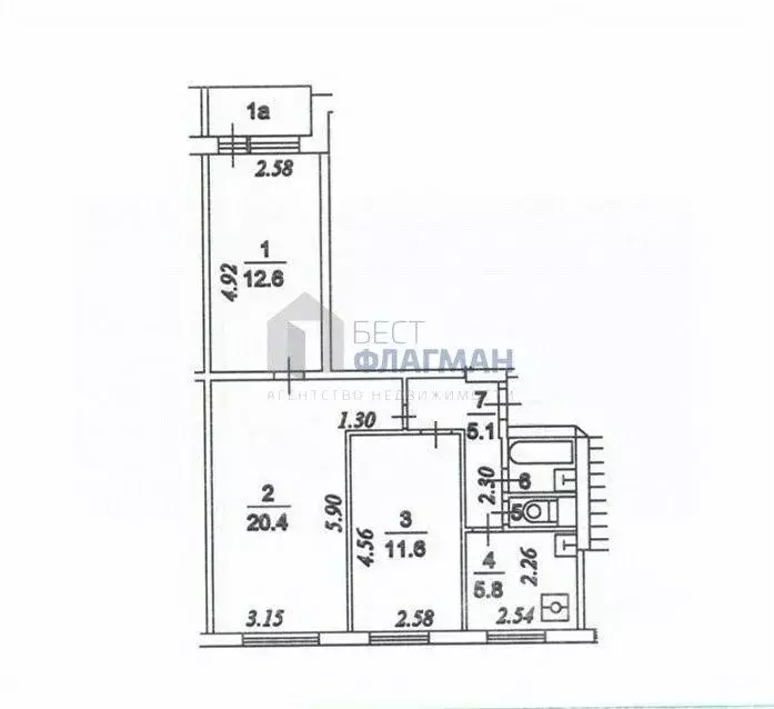 Комната Москва Мантулинская ул., 2 (11.6 м) - Фото 1