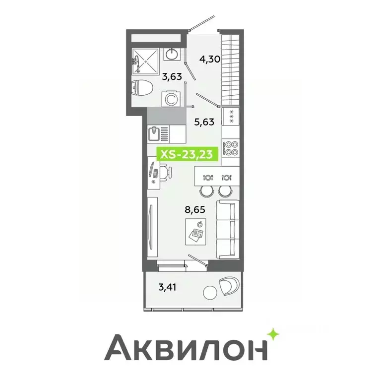 Студия Ленинградская область, Всеволожский район, Заневское городское ... - Фото 0