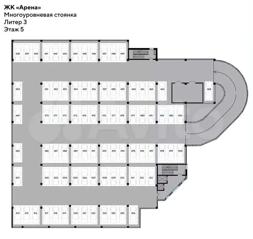 Машиноместо, 13 м - Фото 0