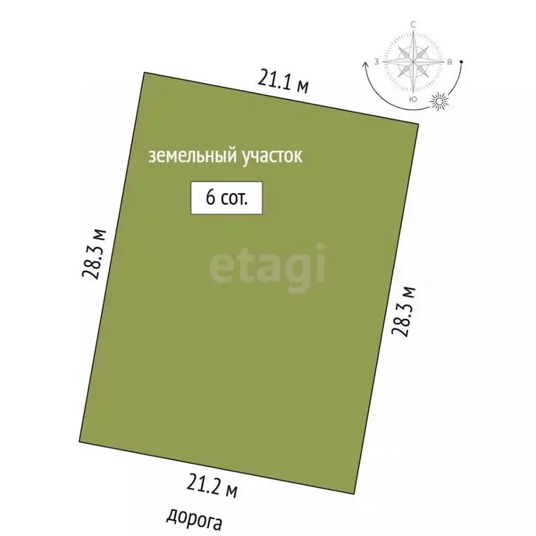 Участок в Ямало-Ненецкий АО, Новый Уренгой ул. Саврасова, 11 (6.0 ... - Фото 2