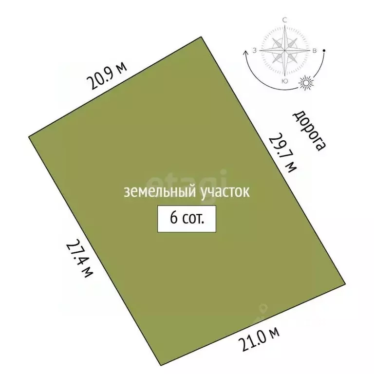 Участок в Тюменская область, Тюменский муниципальный округ, д. ... - Фото 2