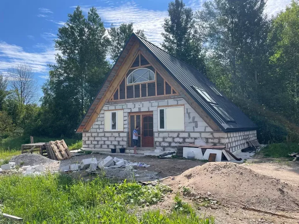 Дом в Псковская область, Псковский район, Торошинская волость, Милевка ... - Фото 0