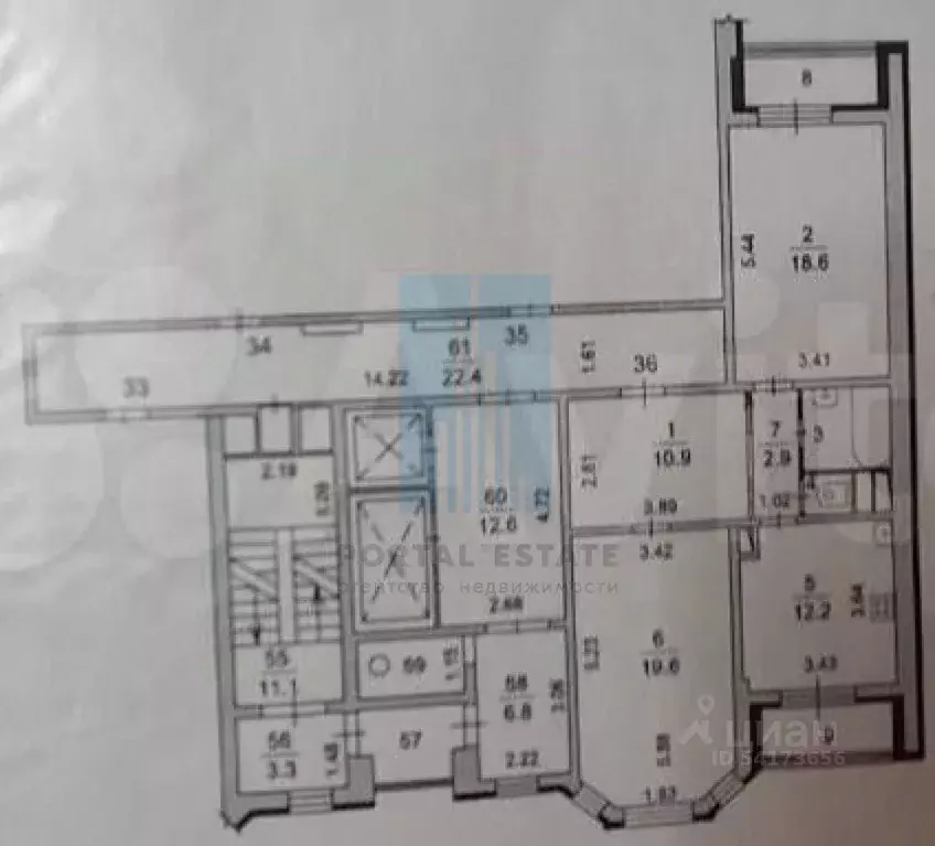 2-к кв. Московская область, Подольск Пионерская ул., 15к1 (74.0 м) - Фото 2