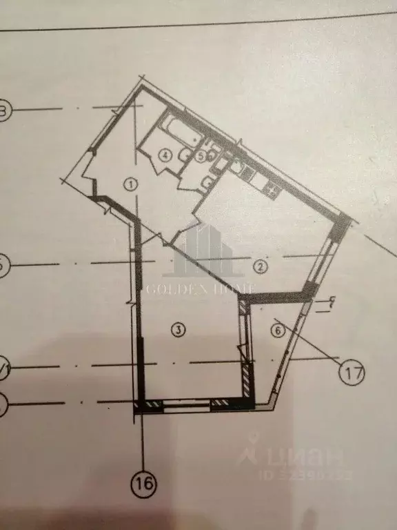 1-к кв. Санкт-Петербург наб. Реки Смоленки, 3к2 (54.6 м) - Фото 2