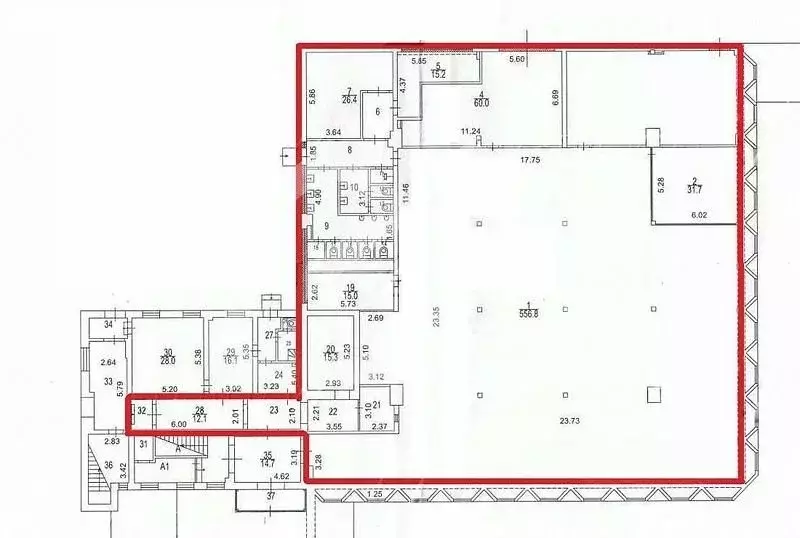 Офис (888 м) - Фото 0