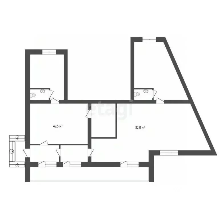 Торговая площадь в Тюменская область, Тюмень ул. Мельникайте, 46 (138 ... - Фото 1