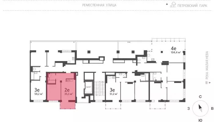 1-к кв. Санкт-Петербург Ремесленная ул., 15 (35.3 м) - Фото 1