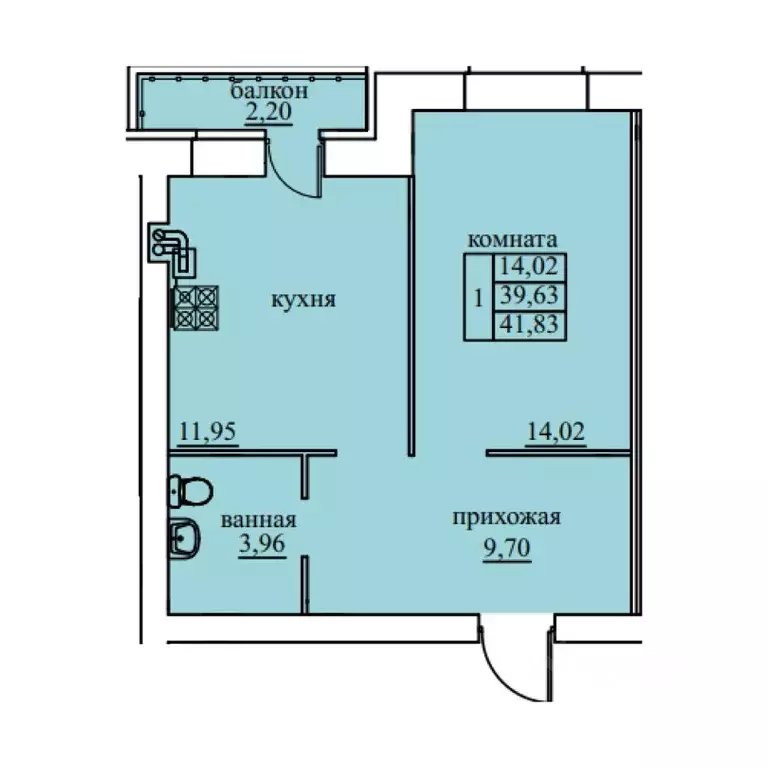 1-к кв. Ярославская область, Ярославский муниципальный округ, пос. ... - Фото 1