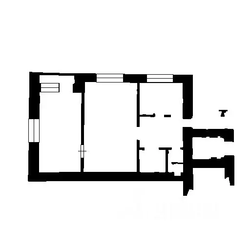 2-к кв. Самарская область, Самара ул. Советской Армии, 239 (52.4 м) - Фото 2