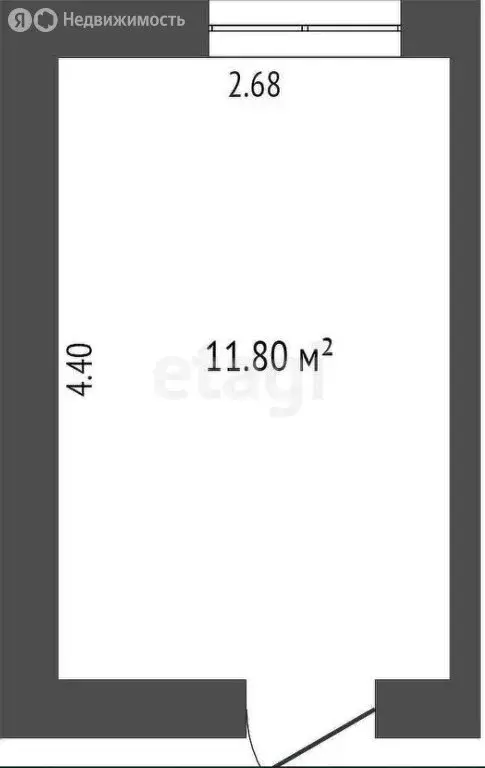 1к в -комнатной квартире (11.8 м) - Фото 1