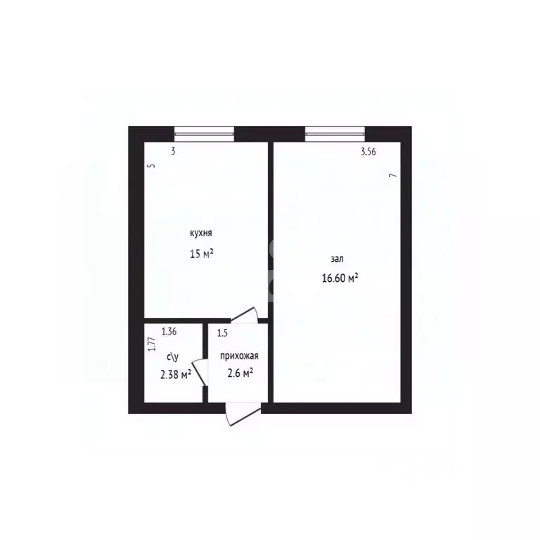 1-к кв. Дагестан, Дербент ул. Сальмана, 89 (45.0 м) - Фото 2