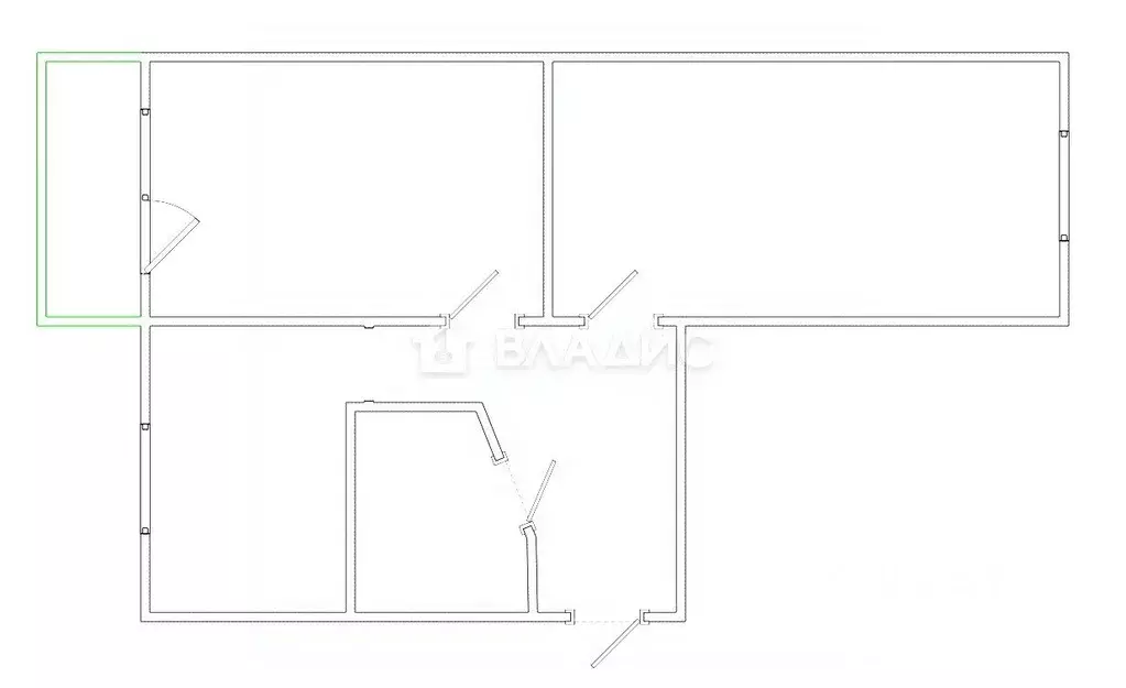 2-к кв. Пензенская область, Пенза ул. Суворова, 129 (44.4 м) - Фото 2